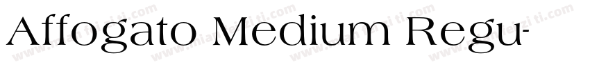 Affogato Medium Regu字体转换
